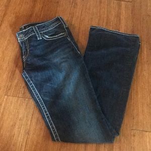 Dark blue bootcut Silver jeans, 31 waist 35 inseam